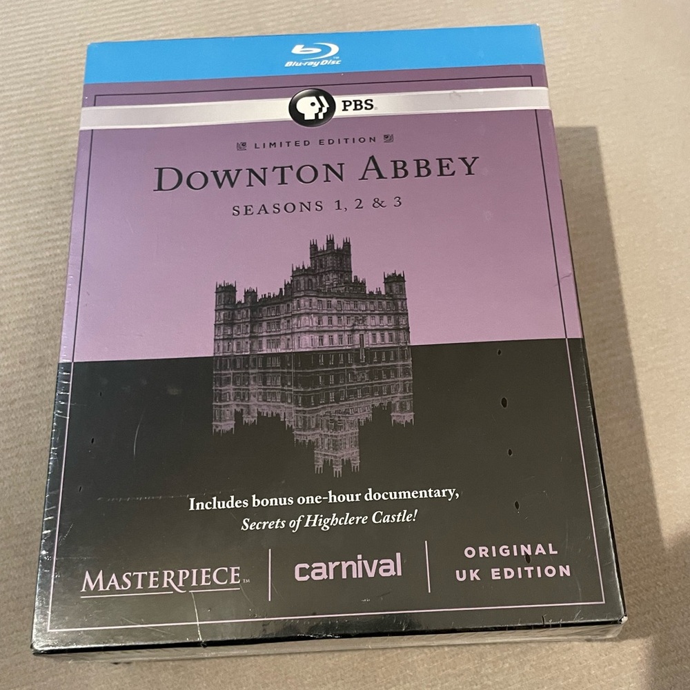 Masterpiece - Downton Abbey - season 1,2, & 3 plus Secrets of Highclere Castle